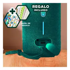 GENERICO - Dispositivo de Sonido Compacto en Verde Y+Papel de Regalo