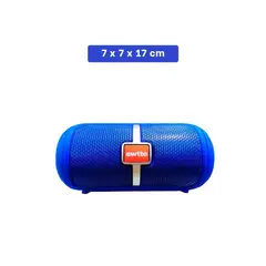 GENERICO - Pack4 Parlante de Potente Rendimiento Azul Y+Regalo Agendita