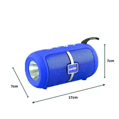 GENERICO - Pack4 Parlante de Plastico Util en Azul Y+Regalo Stickers