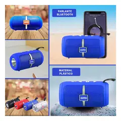 GENERICO - Pack6 Altavoz Moderno y Adaptable en Azul Y+Regalo Agendita