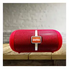 GENERICO - Pack2 Parlante de Potente Rendimiento Rojo Y+Regalo Agendita