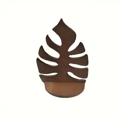 VATYERTY - Estante decorativo de pared con hojas de madera