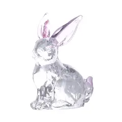 VATYERTY - Impresionante figura de conejo de cristal exquisita y artesanal