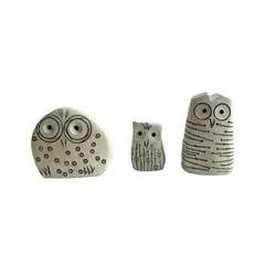 VATYERTY - Nuevo juego de esculturas decorativas de búhos estilo transfronterizo