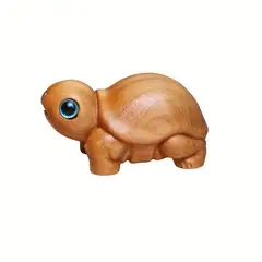 VATYERTY - Encantadora figura de tortuga de madera