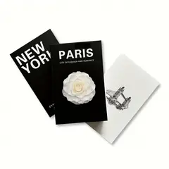 VATYERTY - 3 libros decorativos de imitación de lujo