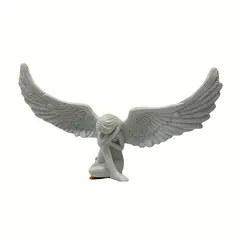 VATYERTY - 1 escultura tridimensional de ángel retro de resina