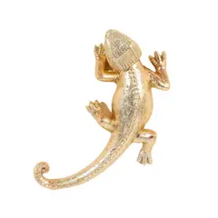 VATYERTY - 1 decoración de pared vintage de lagarto dorado