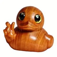VATYERTY - Encantadora figura de pato de madera