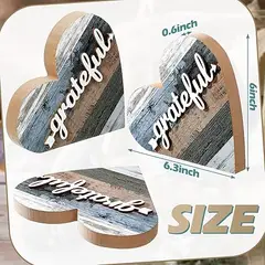 VATYERTY - 2 piezas de decoración rústica para la sala de estar