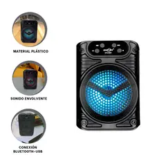 GENERICO - Pack4 Parlante GTS Practico de 4pulg Y+Banderitas Adhesivas