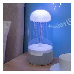 GENERICO - Pack4 Parlante con Luces Transparentes Y+Regalo Stickers