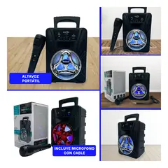 GENERICO - Pack6 Altavoz con Posacelular Negro Y+Regalo Stickers