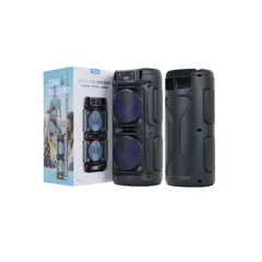 GENERICO - Parlante Portatil con Movilidad Practica en Color Negro