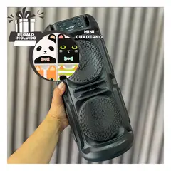 GENERICO - Parlante Practico en Color Negro Y+Regalo Agendita