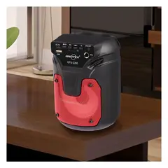 GENERICO - Pack2 Parlante Practico en Color Rojo Y+Regalo Agendita