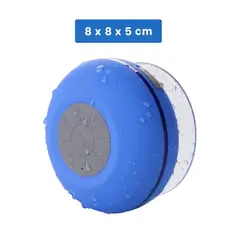 GENERICO - Pack4 Speaker Compacto en Color Azul Y+Regalo Stickers