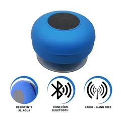 GENERICO - Pack4 Altavoz Inalambrico en Tono Azul Y+Ligas de Regalo