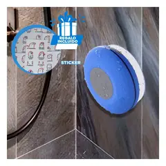 GENERICO - Pack12 Speaker Compacto en Color Azul Y+Regalo Stickers