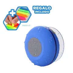 GENERICO - Pack12 Speaker en Color Azul Y+Banderitas Adhesivas