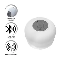GENERICO - Pack4 Altavoz Inalambrico en Tono Blanco Y+Ligas de Regalo