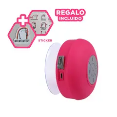 GENERICO - Speaker de Diseno Compacto en Rosado Y+Regalo Stickers