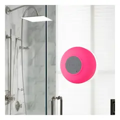 GENERICO - Pack2 Speaker Estetico de Bano Rosado Y+Papel de Regalo