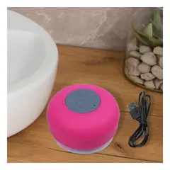 GENERICO - Pack2 Speaker Moderno Aquatico en Rosado Y+Regalo Agendita
