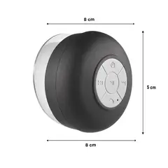 GENERICO - Pack4 Speaker Moderno Aquatico en Negro Y+Regalo Agendita