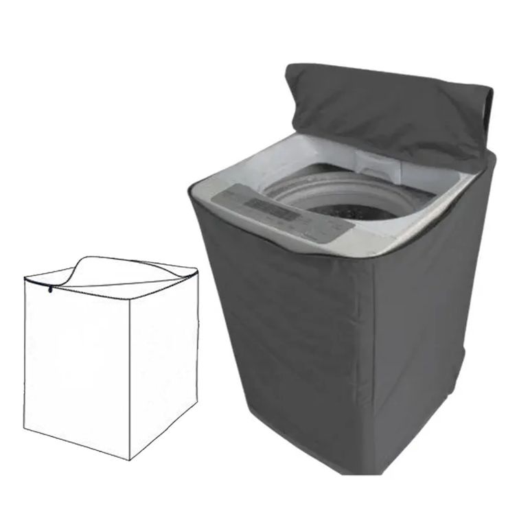 Funda para Lavadora Impermeable 16-22Kg Gris