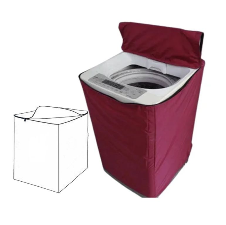 Funda para Lavadora Impermeable 16-22Kg Guinda