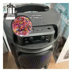 GENERICO - Pack6 Parlante para Exteriores en Negro Y+Ligas de Regalo