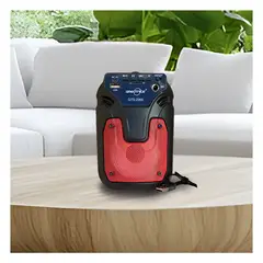 GENERICO - Pack2 Parlante de 3 pulg en Rojo Y+Banderitas Adhesivas