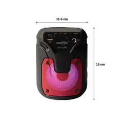 GENERICO - Pack4 Altavoz con Base Estable en Rojo Y+Regalo Agendita