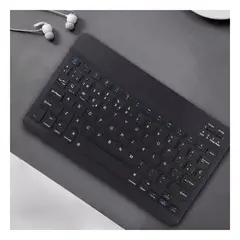 GENERICO - Pack4 Combo Teclado y Raton Negro Y+Papel de Regalo