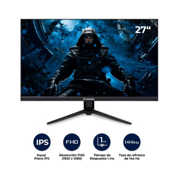 Monitor Gamer FENIX MIC MF27FF-144 27" FHD 1920x1080 144Hz