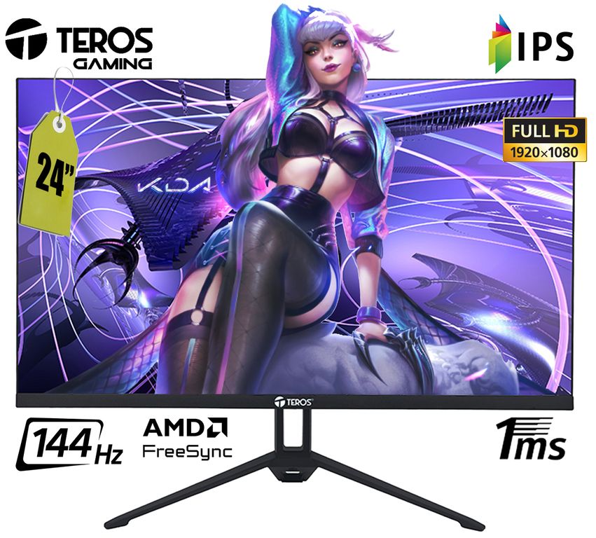 MONITOR GAMING TE-2417S 238 IPS FHD 144Hz 1ms FreeSync