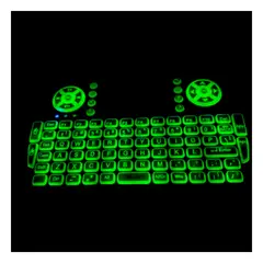 GENERICO - Pack4 Panel de Mini Teclado en Negro Y+Papel de Regalo