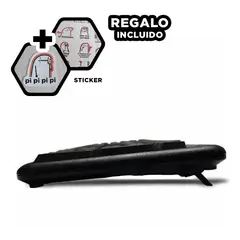GENERICO - Pack12 Dispositivo Teclado Buytiti Negro Y+Regalo Stickers