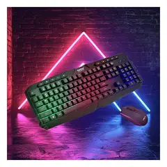 GENERICO - Pack4 Periferico para PC Gamer Y+Papel de Regalo