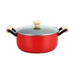 RASPBERRY PI - Olla Antiadherente Raspberry N°22 Tapa Vidrio