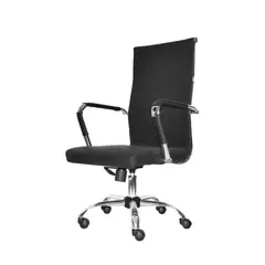 OFIDEAS - Silla Ergonómica Presidente Odra Cuero Color Negro