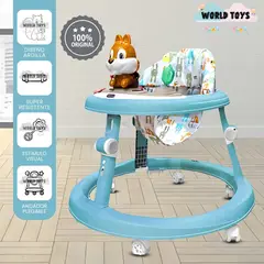 BABY - Andador con Tablero Musical para Bebés «NUTTY» Light Blue