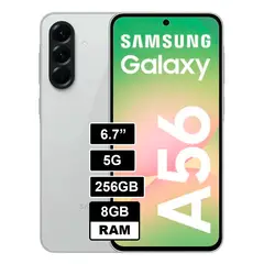 SAMSUNG - Celular Galaxy A56 5G 256GB 8GB RAM GRIS CLARO