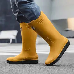 SHANDIAN - Botas de Agua Antideslizantes Hombre
