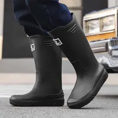 SHANDIAN - Botas de Agua Antideslizantes Hombre