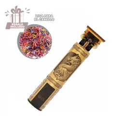 RYBIU IMPORT - Pack6 Peluquera para Salir en Color Dorado Y+Ligas de Regalo