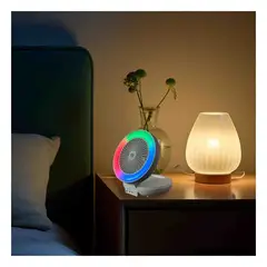 RYBIU IMPORT - Pack2 Parlante Portatil con Ventilador en Tono Blanco