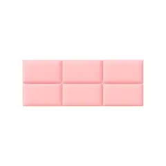 MUEBLES MACRUMO - Cabecera Modular Panel 30cmx40cm color Rosado 1unidad
