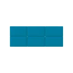MUEBLES MACRUMO - Cabecera Modular Panel 30cmx40cm color Turquesa 1unidad
